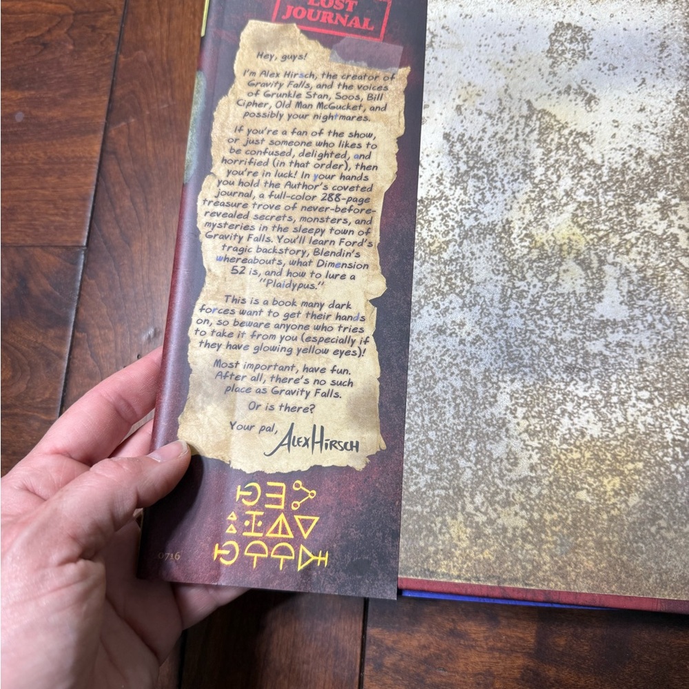 Disney Gravity Falls Journal 3 - Red and Gold Cover - Picture 2 of 4